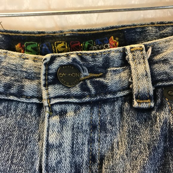 Vintage 80's Sasson Acid Wash High Waist Mom Jeans - Picture 8 of 12